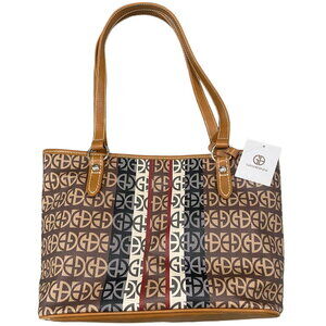 NWT Giani Bernini Multi Strip Tote Bag